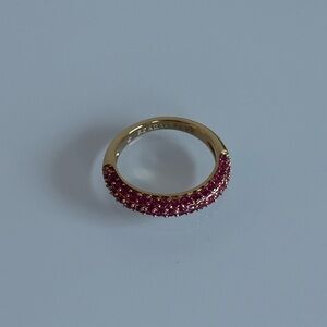 Ready-Made Jewelry Ruby Super Nova Ring Gold Size 6